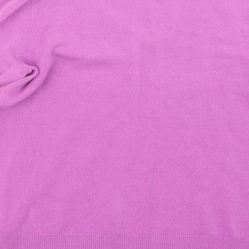 F&F Womens Purple  Knit Pullover Jumper Size 12