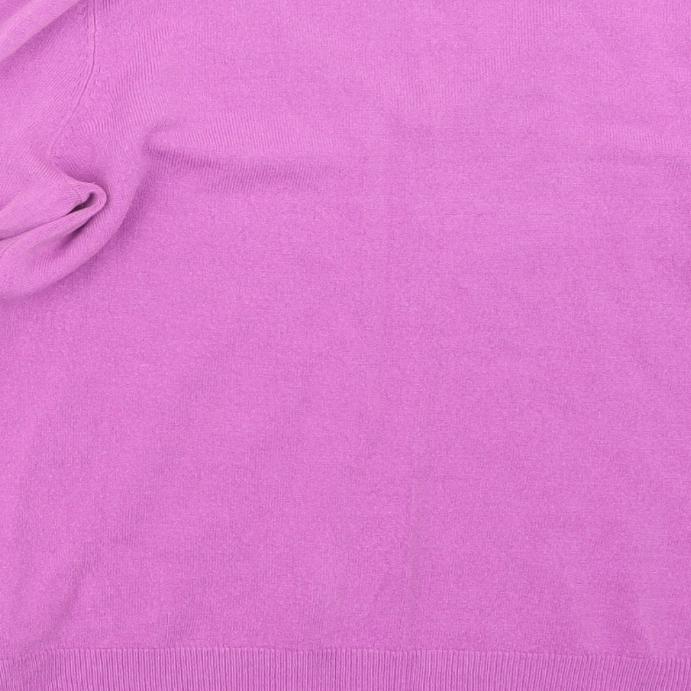 F&F Womens Purple  Knit Pullover Jumper Size 12