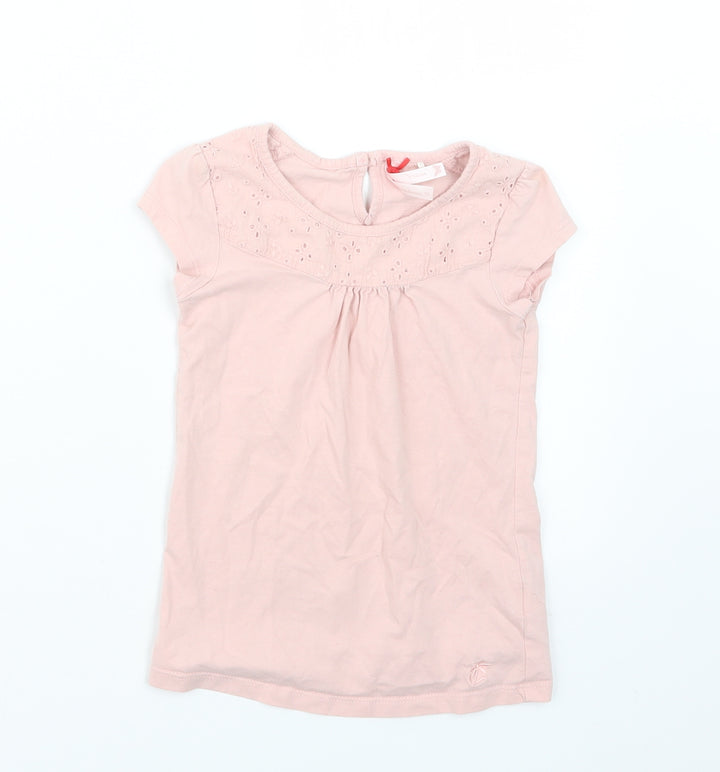 NEXT Girls Pink   Basic Blouse Size 5 Years