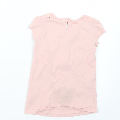 NEXT Girls Pink   Basic Blouse Size 5 Years