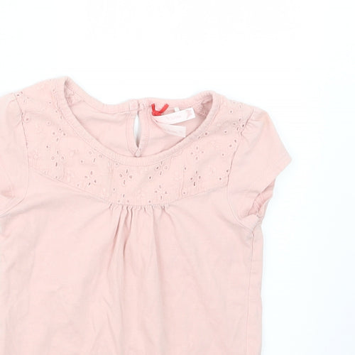 NEXT Girls Pink   Basic Blouse Size 5 Years