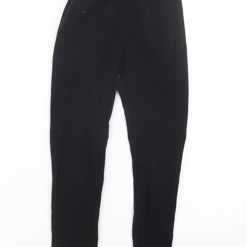 SheIn Girls Black   Carrot Trousers Size 9 Years