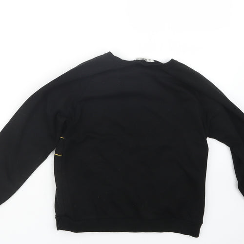 SheIn Girls Black   Pullover Jumper Size 10 Years