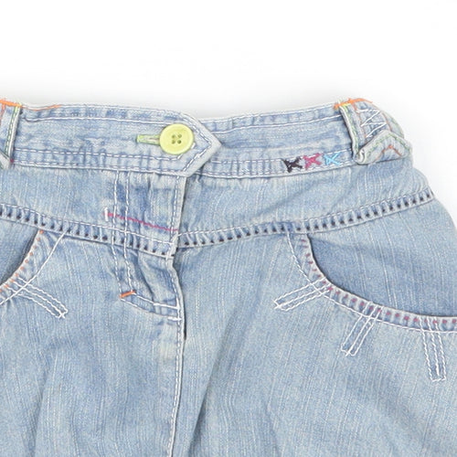Cherokee Girls Blue  Denim Straight & Pencil Skirt Size 5-6 Years