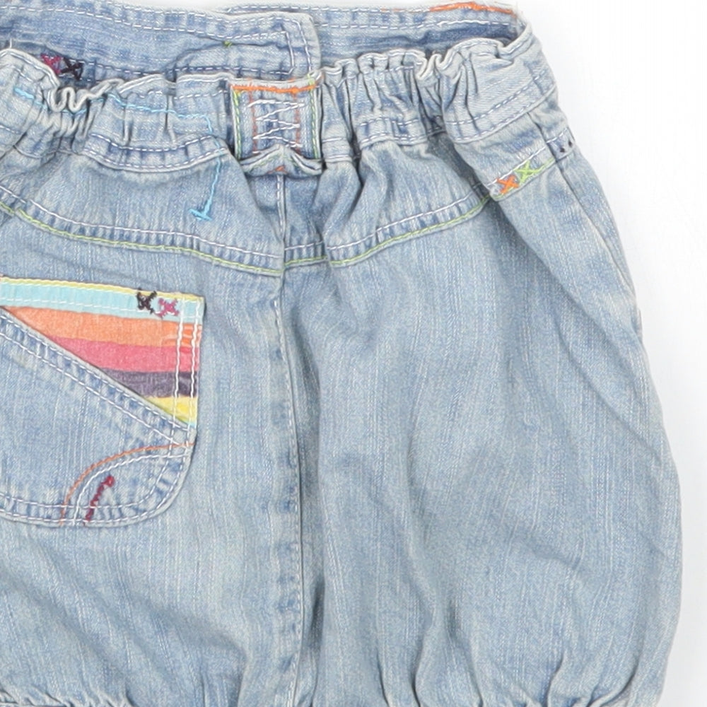 Cherokee Girls Blue  Denim Straight & Pencil Skirt Size 5-6 Years