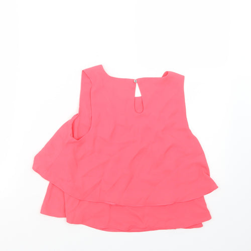 Candy Couture Girls Pink   Basic Blouse Size 10-11 Years