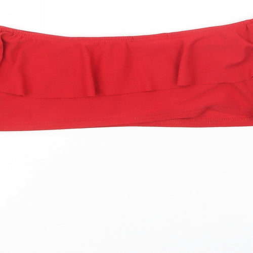 I SAW IT FIRST Womens Red   Cropped T-Shirt Size 6