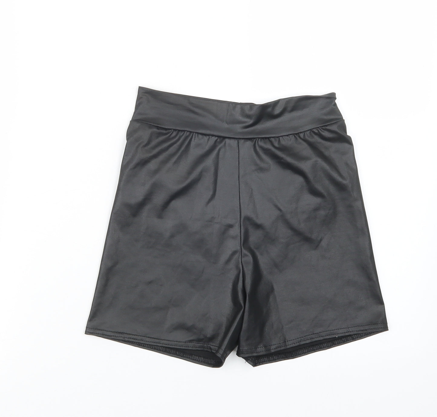 PRETTYLITTLETHING Womens Black   Boyfriend Shorts Size 10