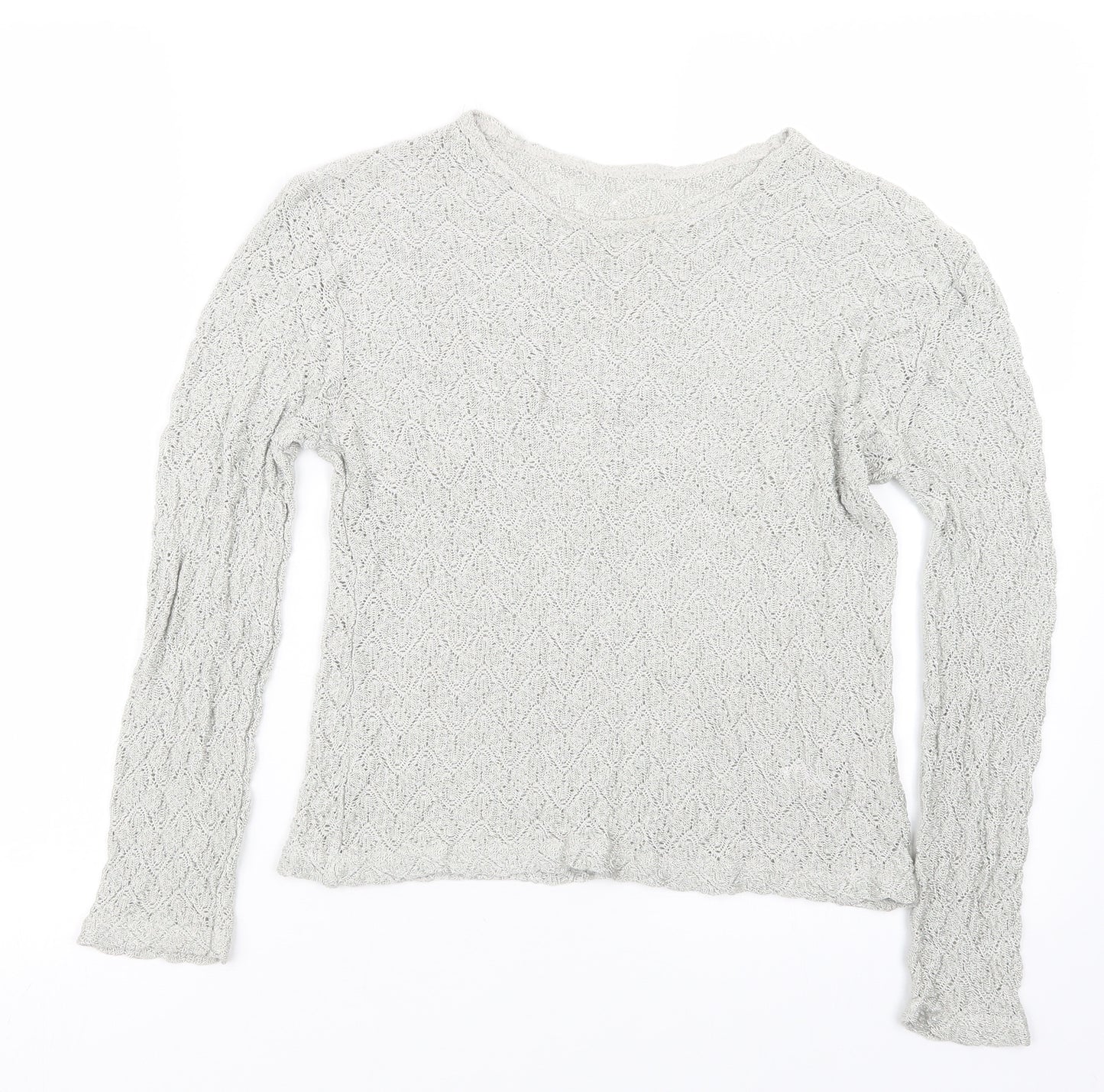 St Bernard Womens Grey  Knit Pullover Jumper Size 14