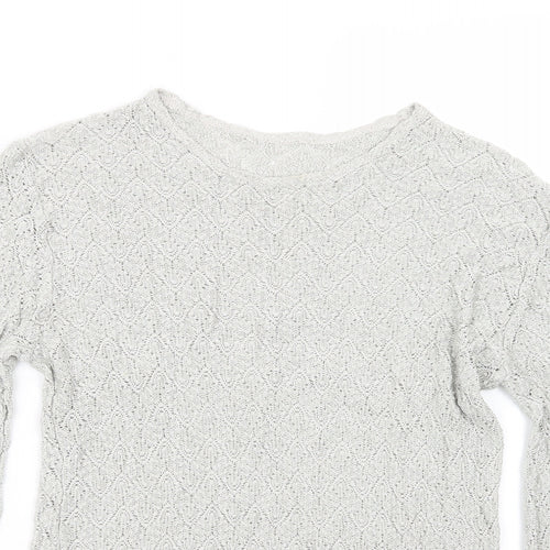 St Bernard Womens Grey  Knit Pullover Jumper Size 14