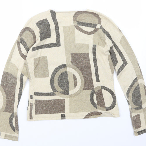 Essentials Womens Gold   Pullover Jumper Size 14