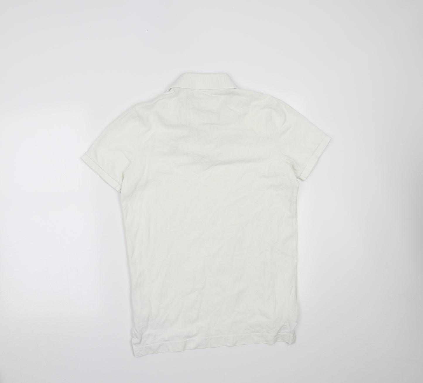 Abercrombie & Fitch Mens White    Polo Size M