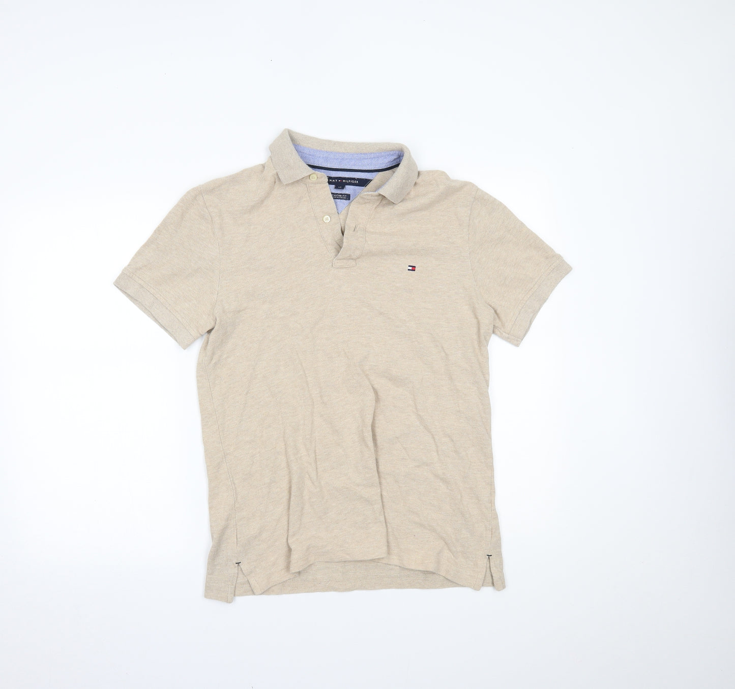 Tommy Hilfiger Mens Beige    Polo Size S