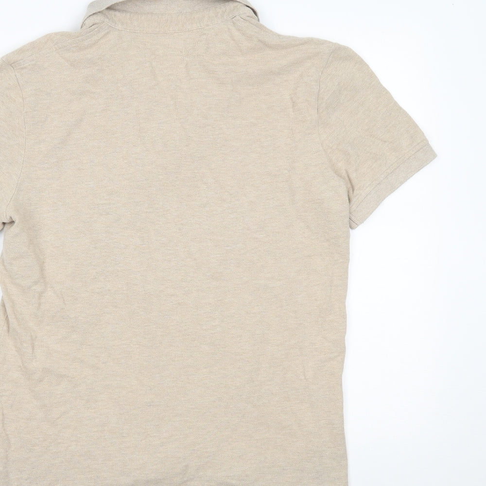 Tommy Hilfiger Mens Beige    Polo Size S