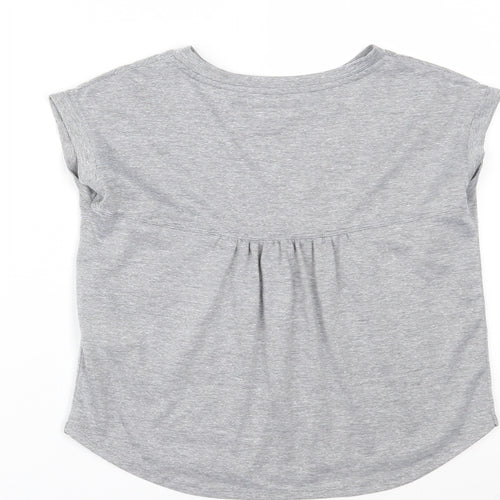 Matalan Girls Grey   Pullover T-Shirt Size 8-9 Years