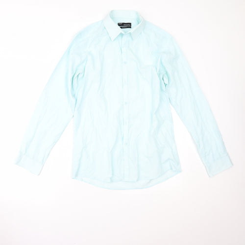 Primark Mens Blue    Dress Shirt Size 15.5