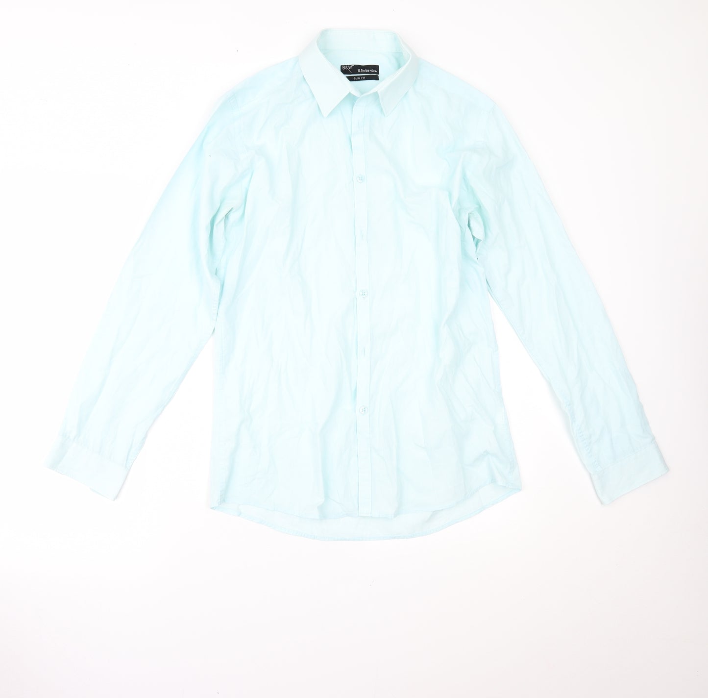 Primark Mens Blue    Dress Shirt Size 15.5