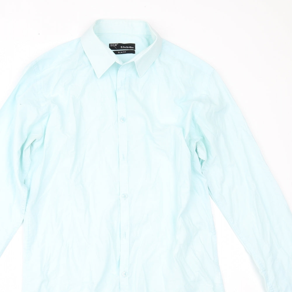 Primark Mens Blue    Dress Shirt Size 15.5