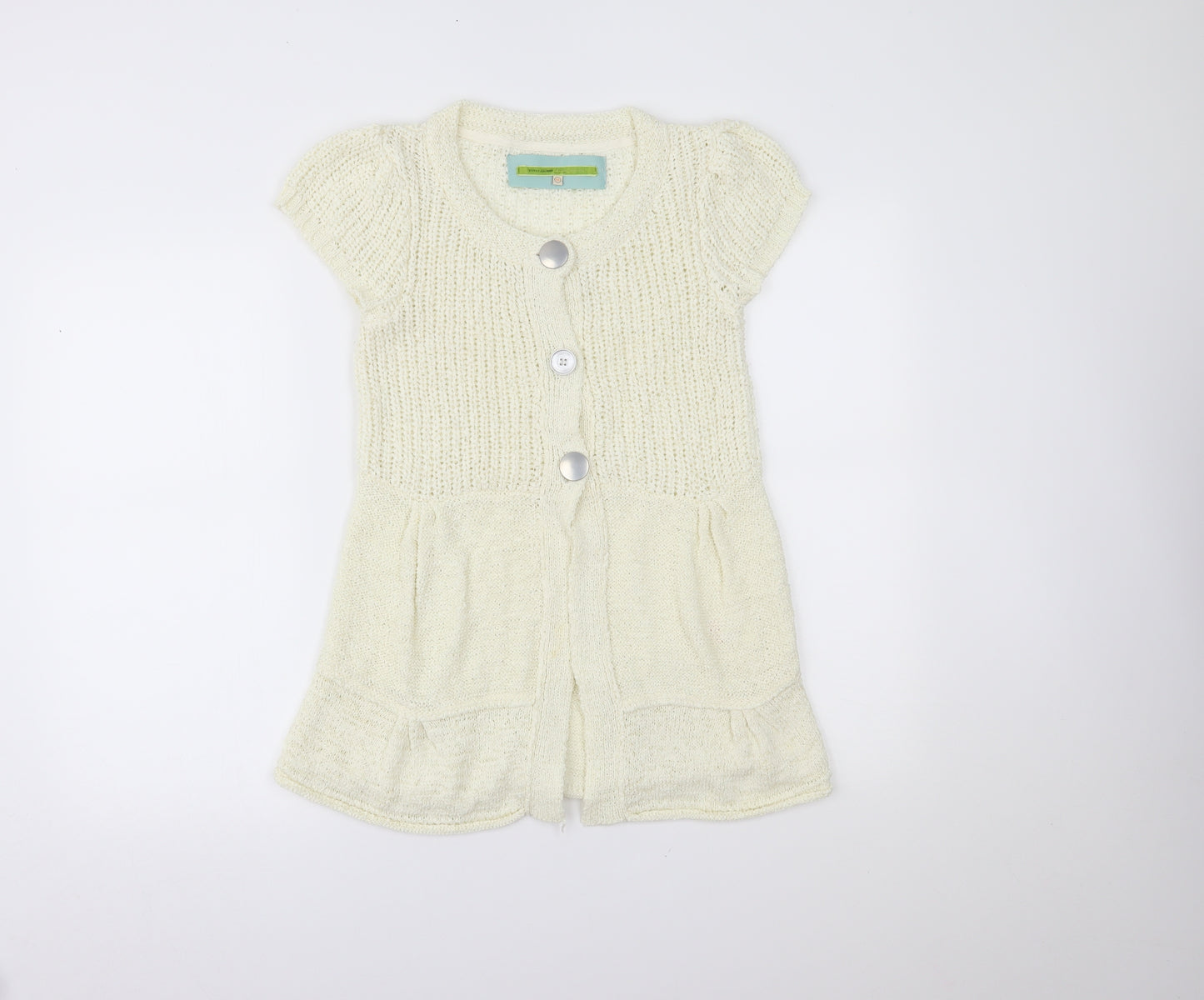 River Island Womens Ivory   Cardigan Jumper Size 14