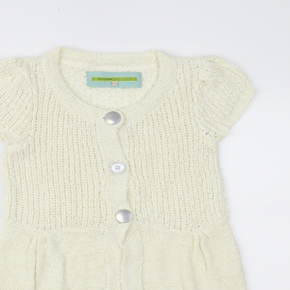 River Island Womens Ivory   Cardigan Jumper Size 14