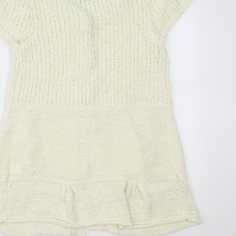 River Island Womens Ivory   Cardigan Jumper Size 14