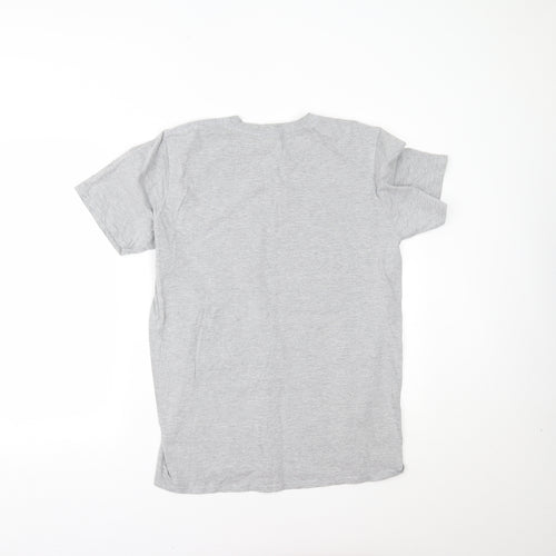Gildan Womens Grey   Basic T-Shirt Size L