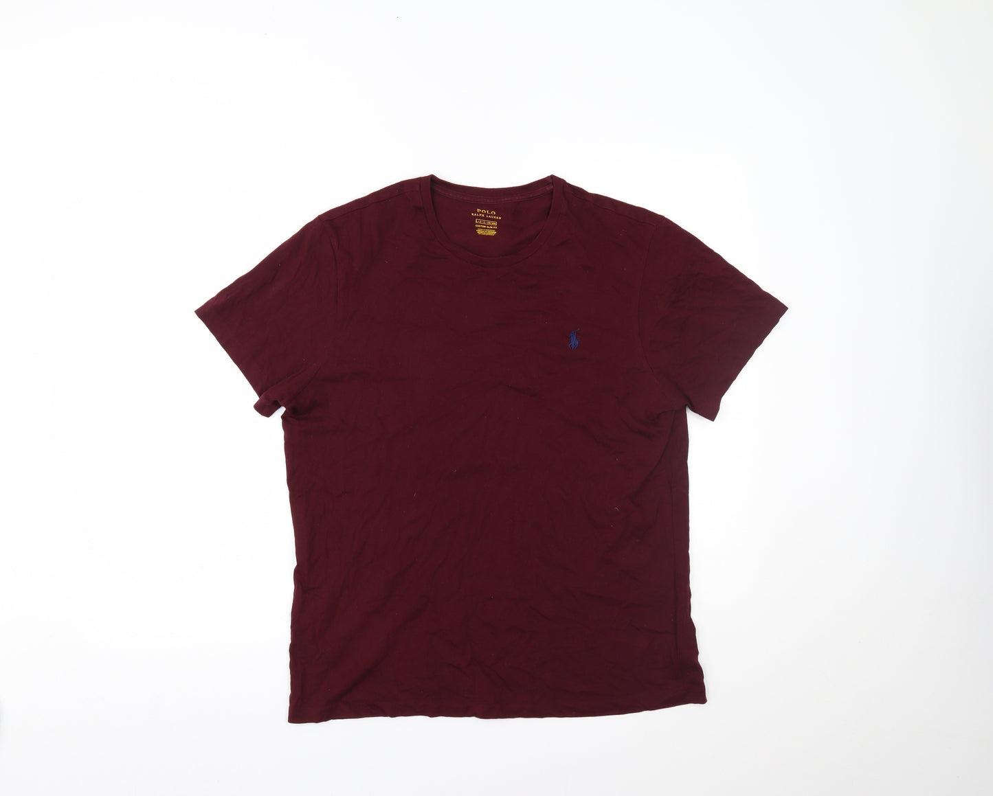 Polo Ralph Lauren Mens Red    T-Shirt Size L