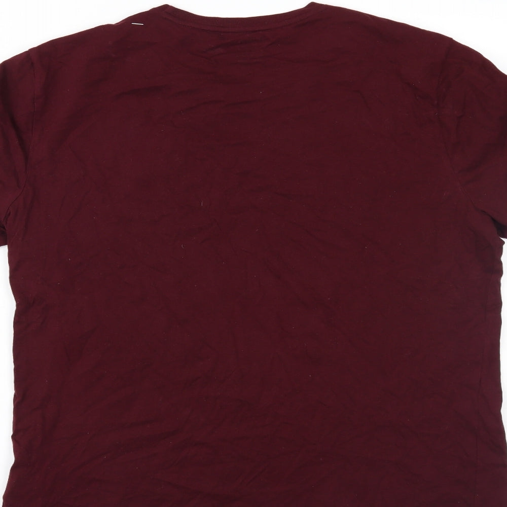 Polo Ralph Lauren Mens Red    T-Shirt Size L