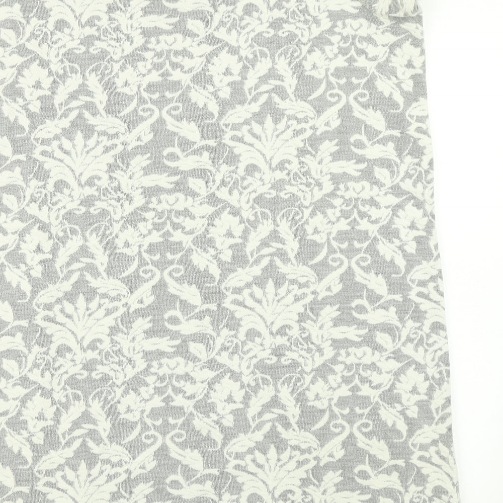 George Womens Grey Paisley  A-Line  Size 24