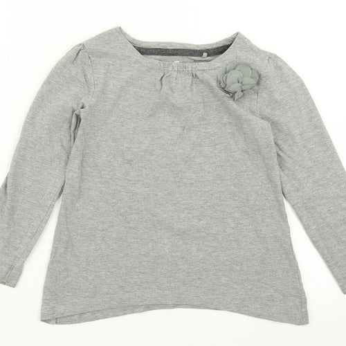 TU Girls Grey   Basic T-Shirt Size 6 Years