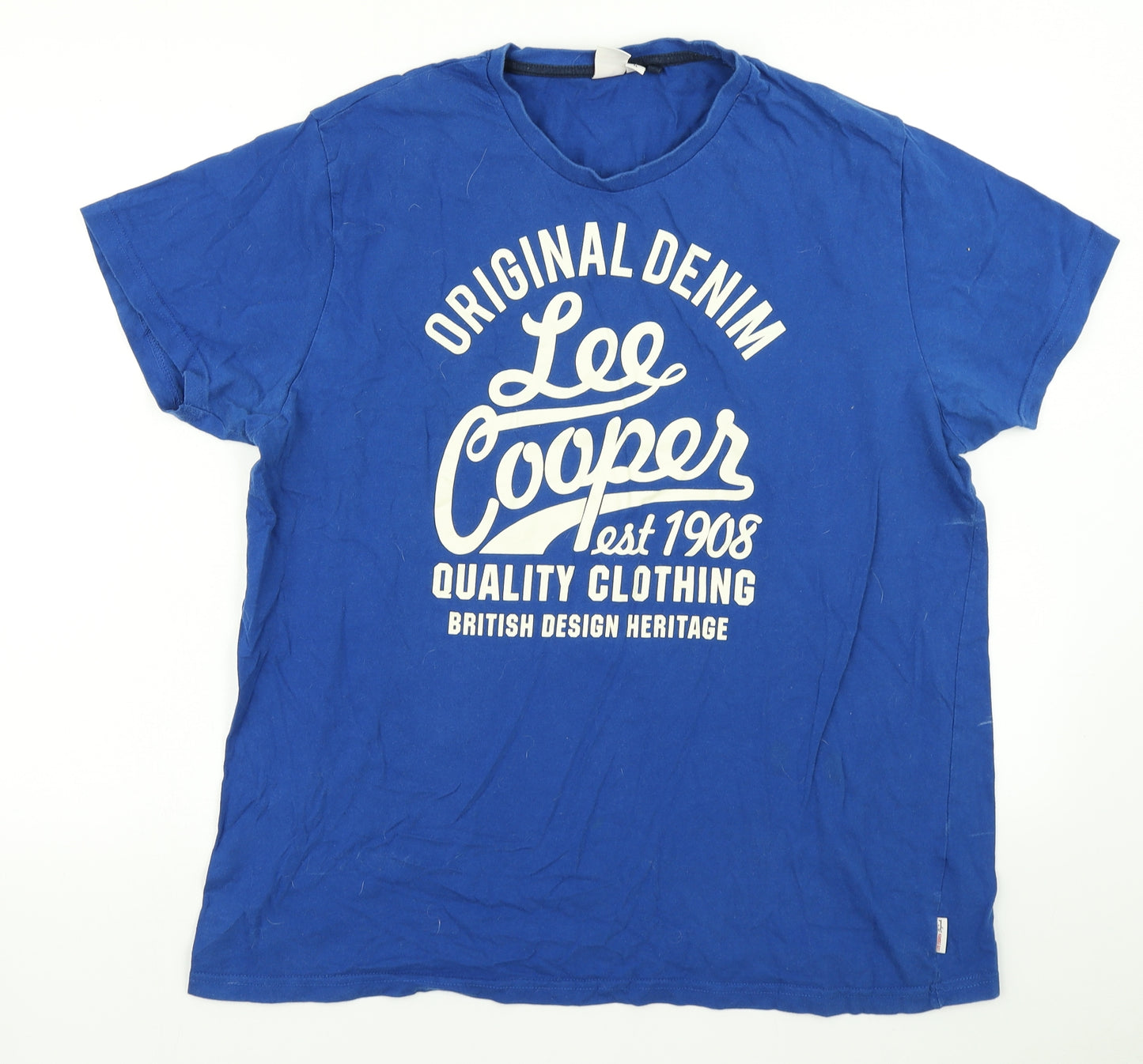 Lee Cooper Mens Blue    T-Shirt Size XL
