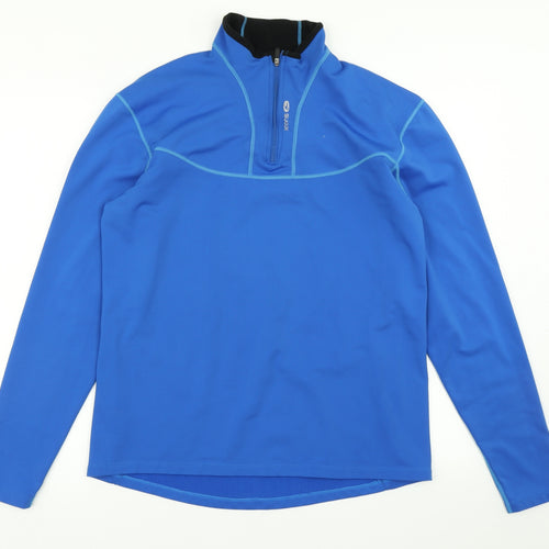 Sugio Womens Blue   Pullover Sweatshirt Size L