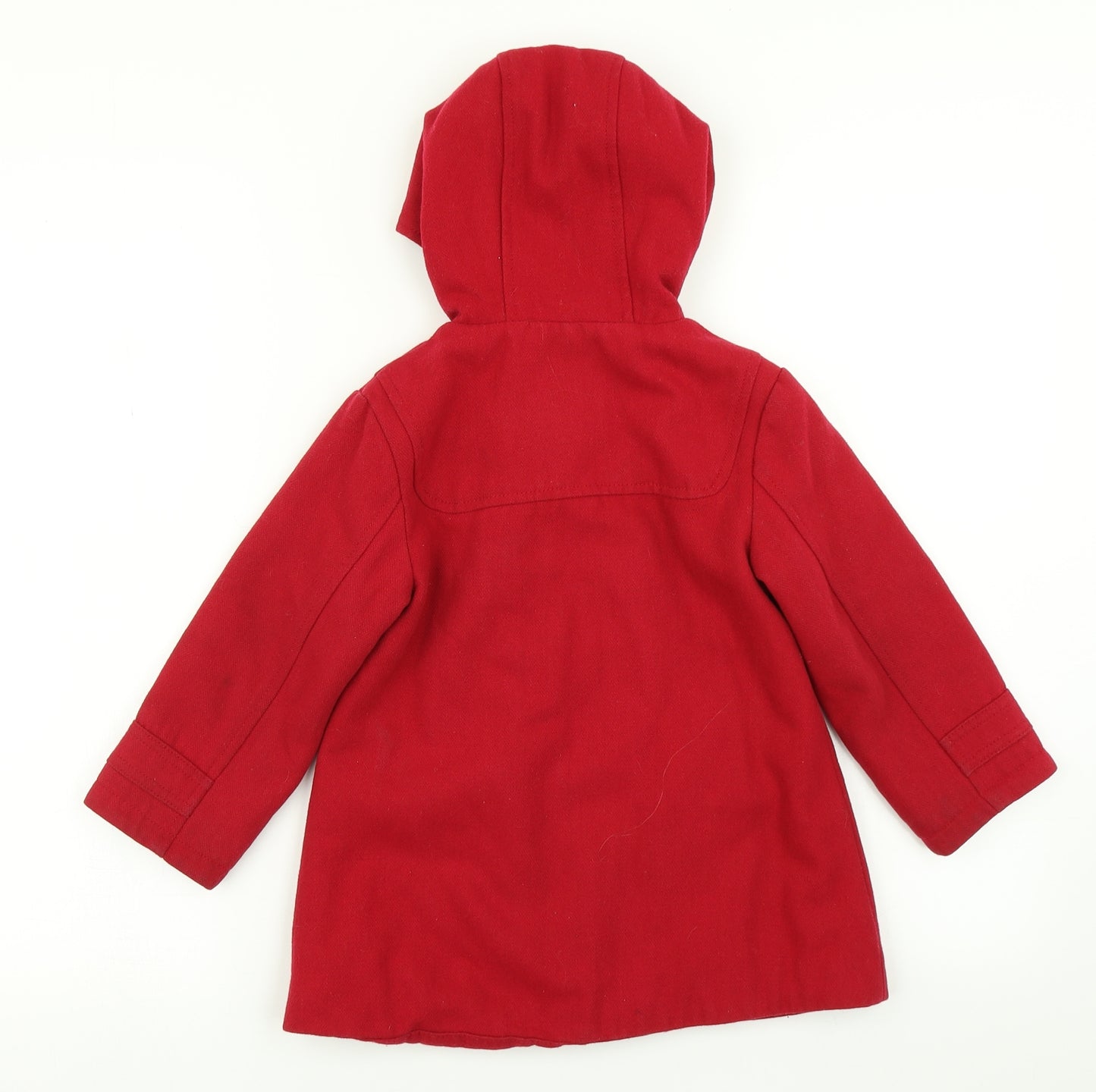 Indigo Girls Red   Overcoat Coat Size 2-3 Years