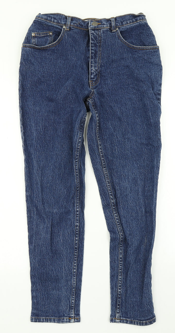 Joie de vivre Womens Blue Denim Skinny Jeans Size 14 L27 in