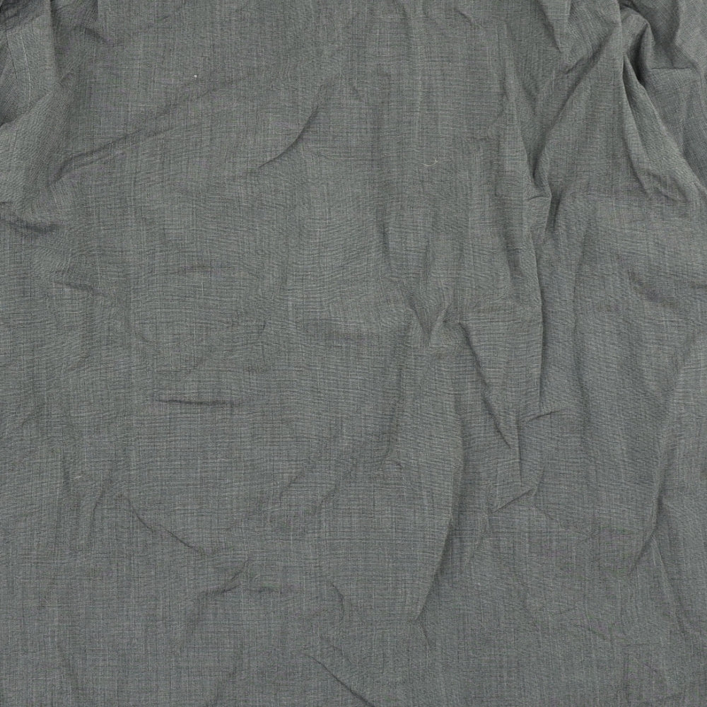 George Mens Grey    Dress Shirt Size 17.5