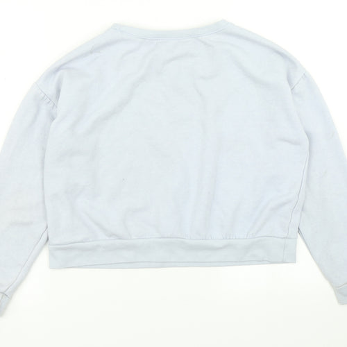 915 Generation Girls Black   Pullover Sweatshirt Size 12-13 Years  - cropped