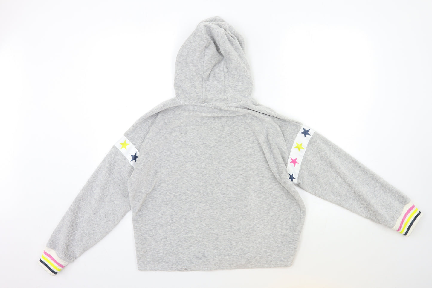 Marks and Spencer Girls Grey   Pullover Hoodie Size 14 Years