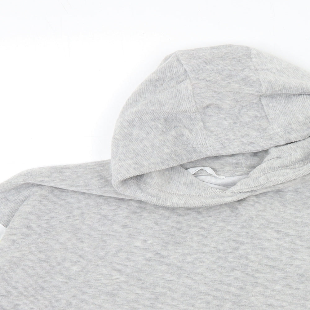 Marks and Spencer Girls Grey   Pullover Hoodie Size 14 Years