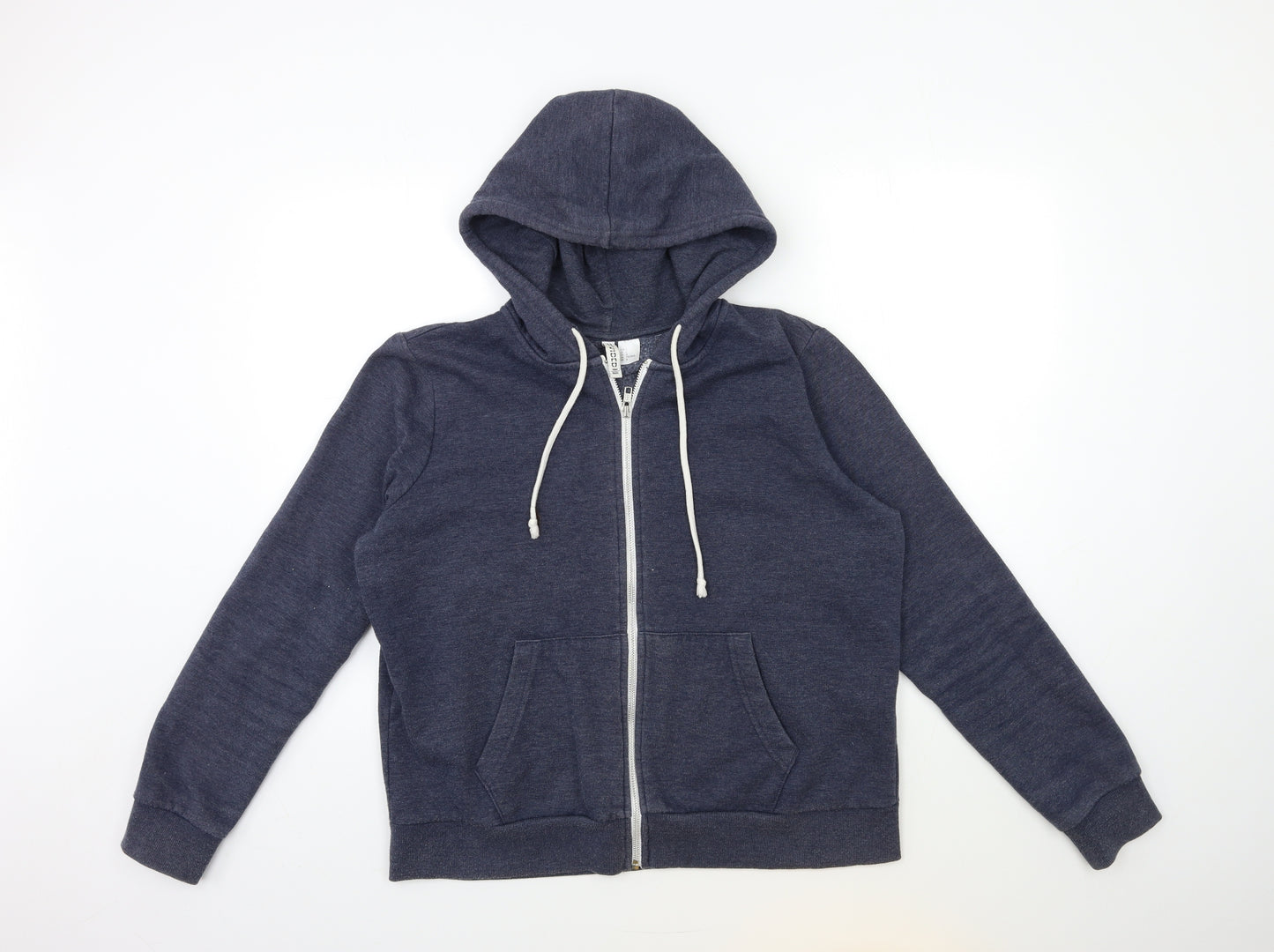 H&M Mens Blue   Full Zip Hoodie Size L