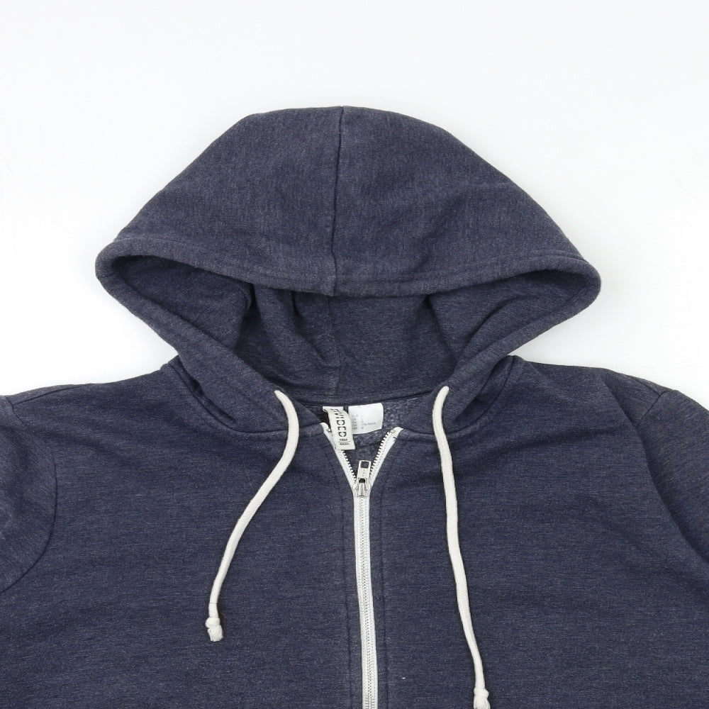 H&M Mens Blue   Full Zip Hoodie Size L