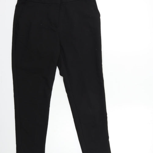 H&M Womens Black   Trousers  Size 12 L25 in