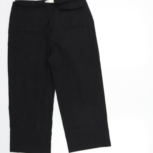For Women Womens Black   Trousers  Size 12 L22 in