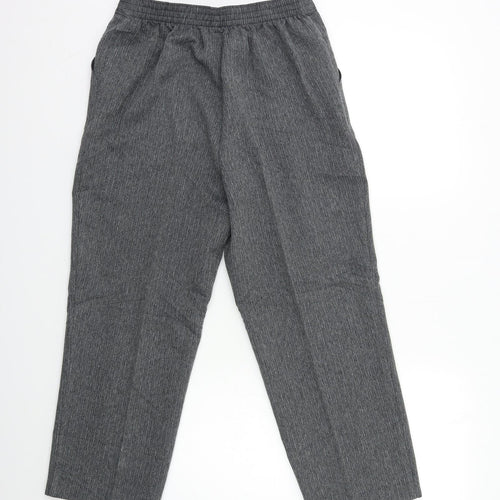 Marks and Spencer Womens Grey   Trousers  Size 10 L23 in