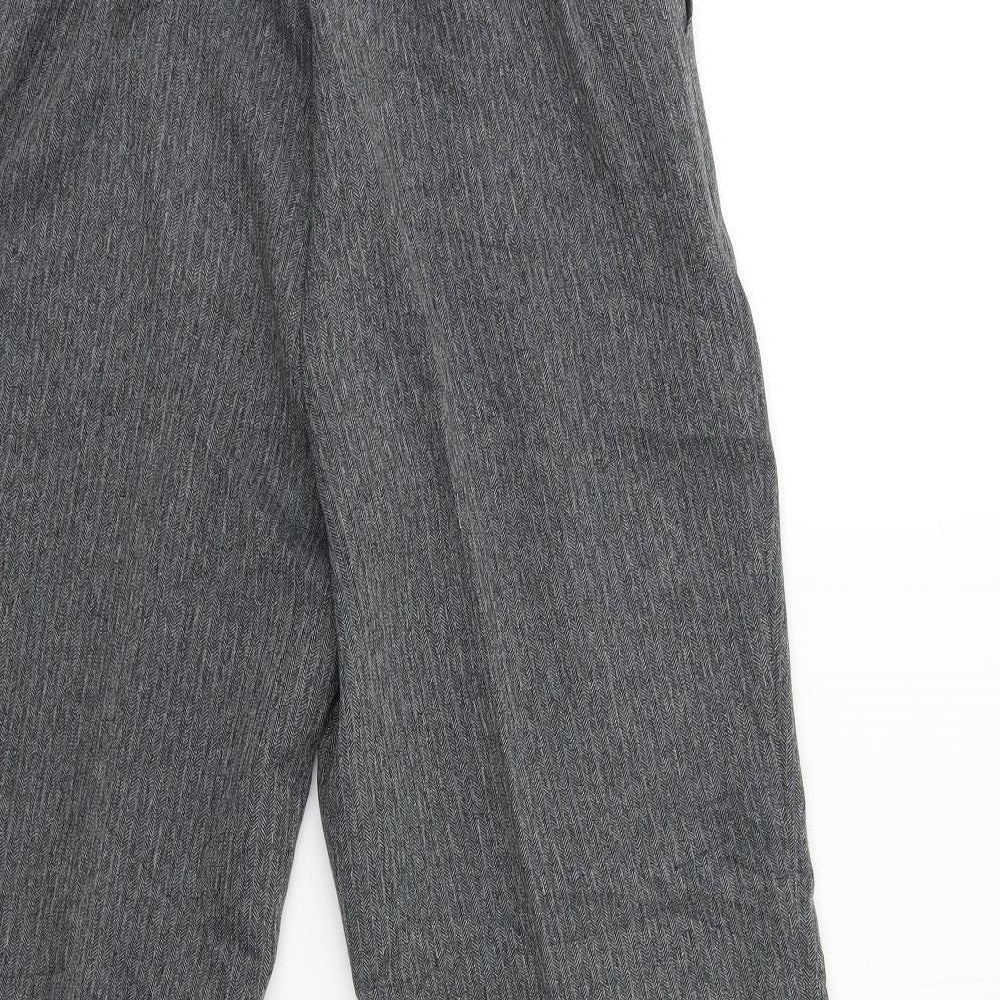Marks and Spencer Womens Grey   Trousers  Size 10 L23 in