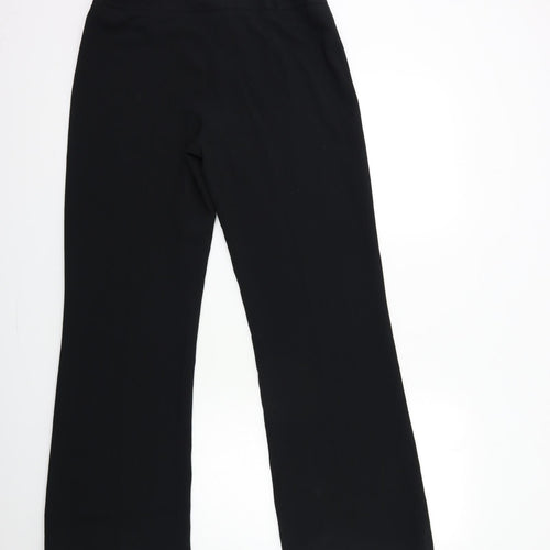 Collezione Womens Black   Trousers  Size 12 L32 in
