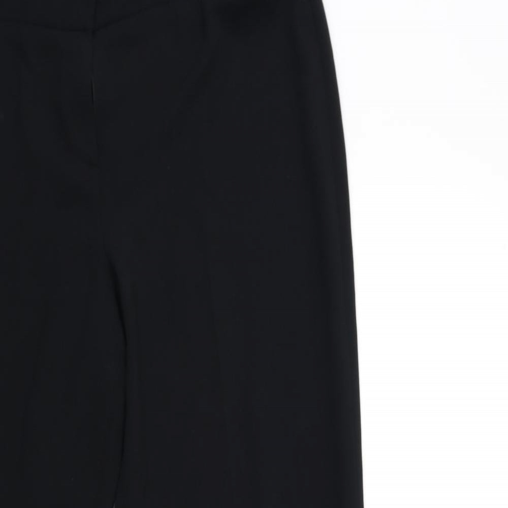 Collezione Womens Black   Trousers  Size 12 L32 in