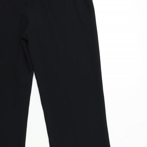 Collezione Womens Black   Trousers  Size 12 L32 in