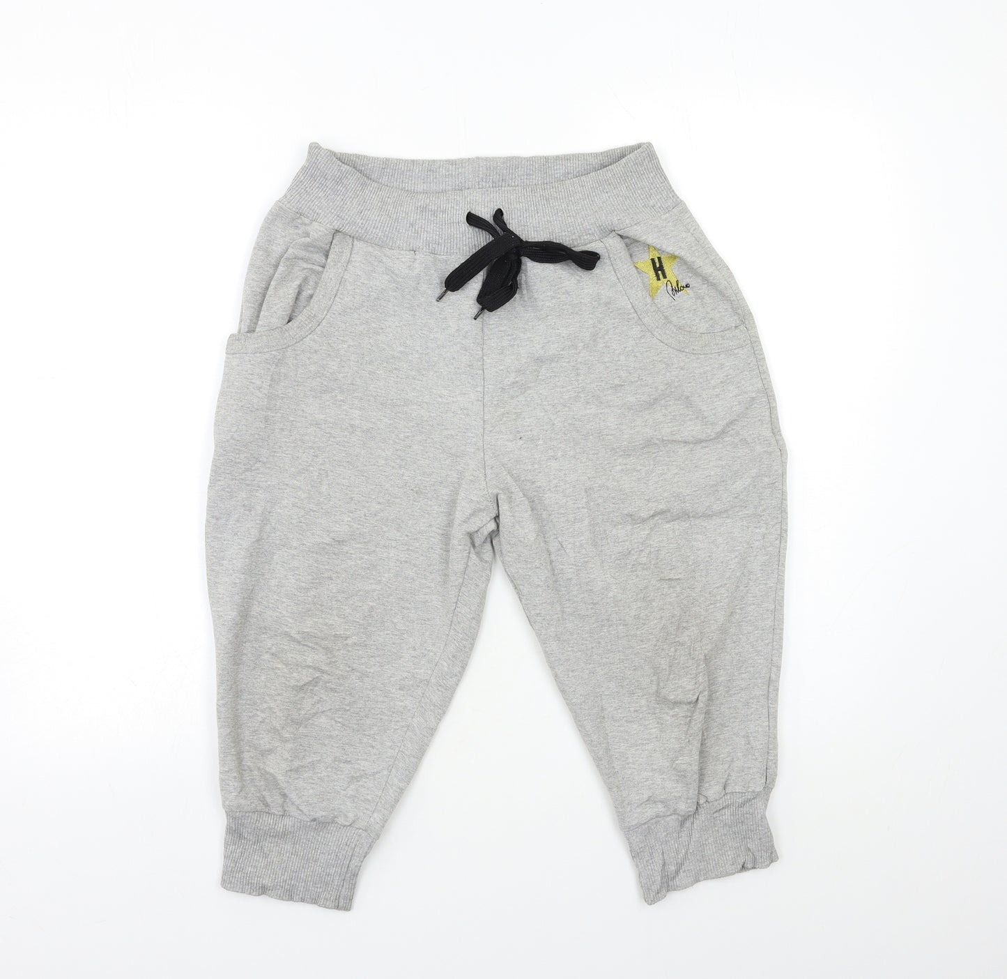 HOLLYWOOD MILANO Womens Grey   Sweat Shorts Size S
