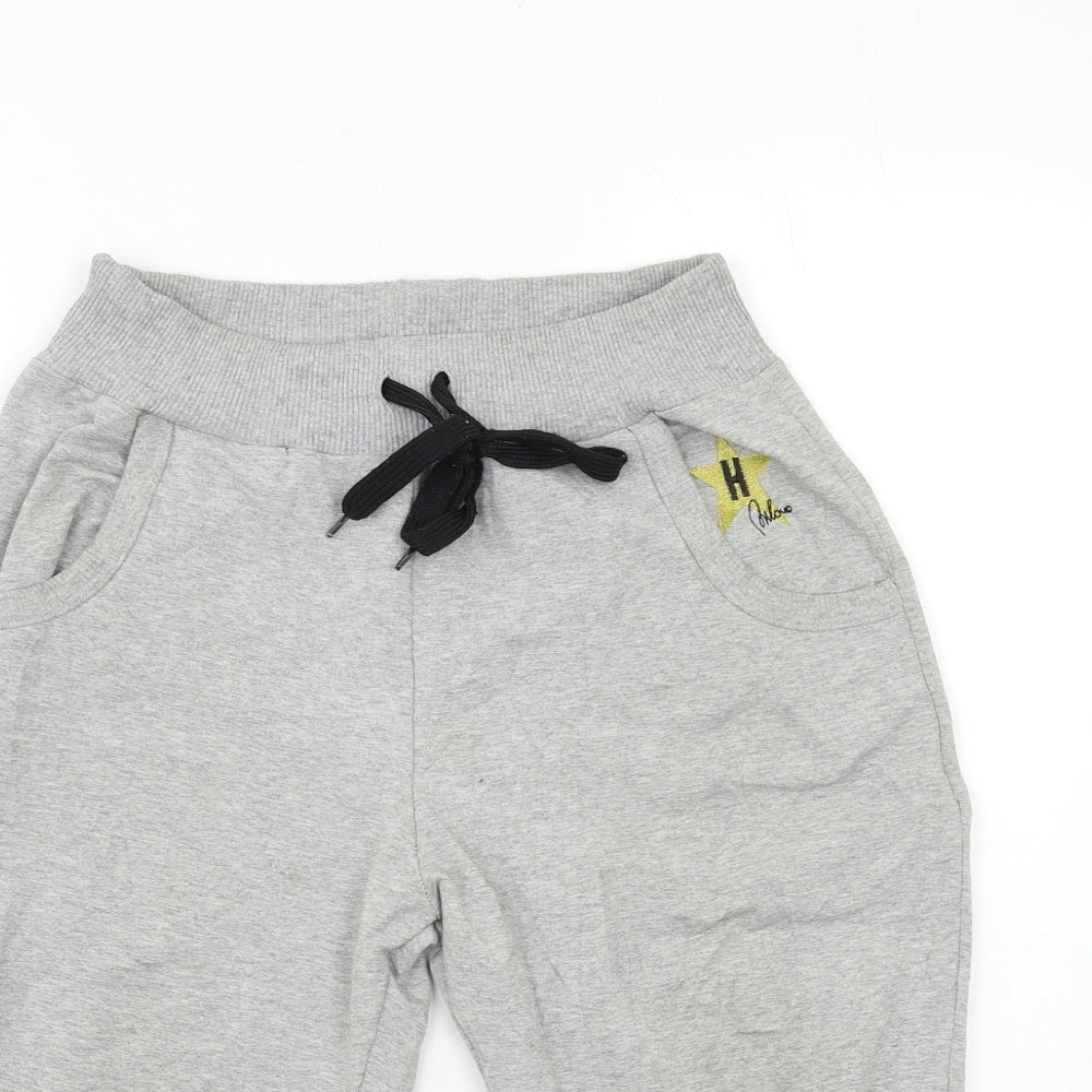 HOLLYWOOD MILANO Womens Grey   Sweat Shorts Size S