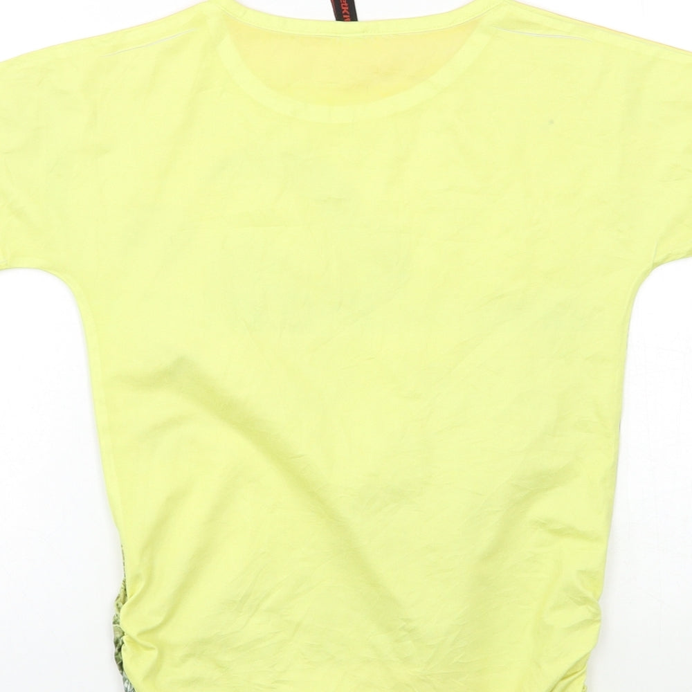 STREET KIDS Girls Yellow   Basic T-Shirt Size 10 Years